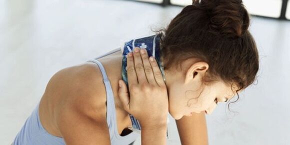 Compressa para o tratamento de osteocôndos cervicais
